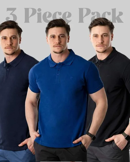 Polo majica za moške 3 kosi v paketu