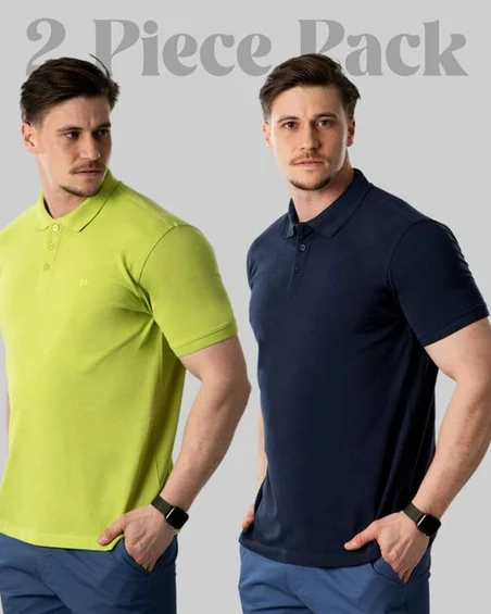 Polo majica za moške 2 kosi v paketu